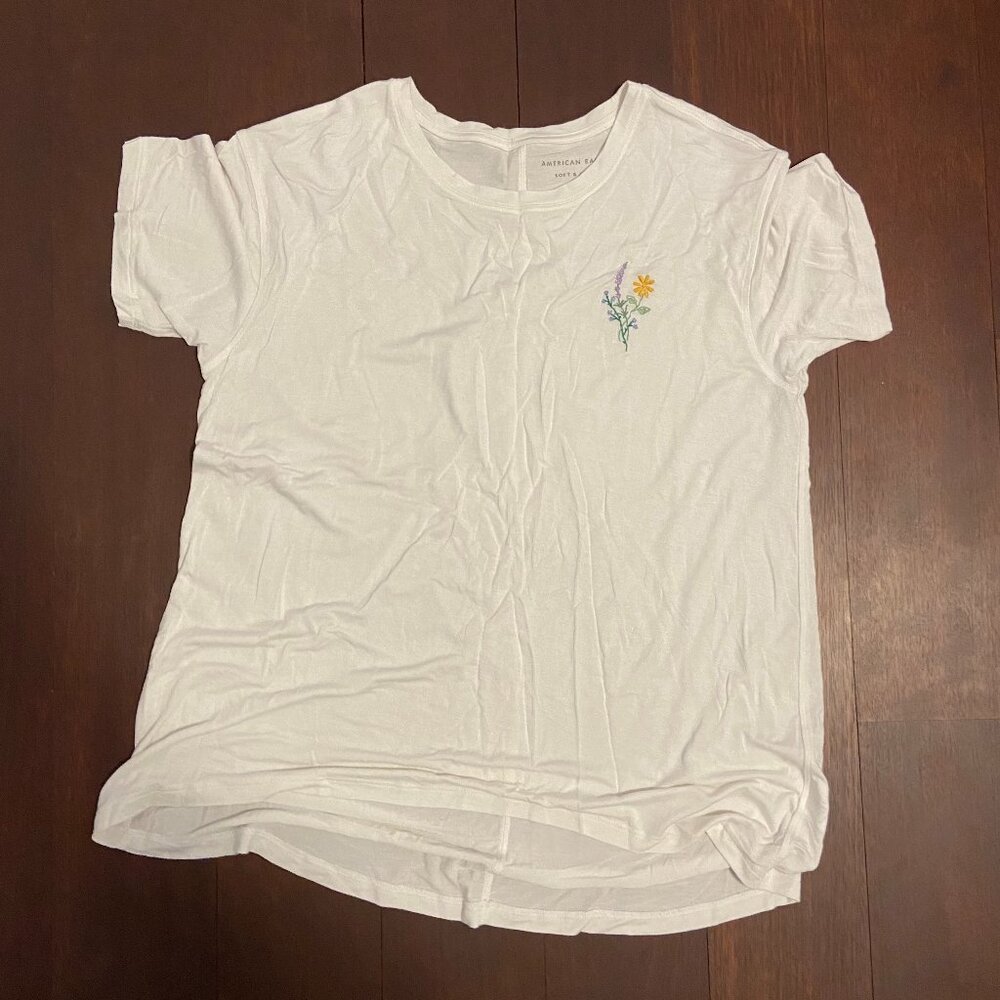 White Oversized Short Sleeve